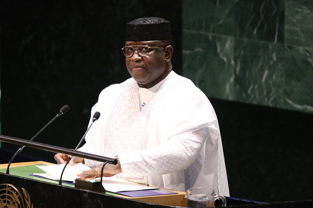 El presidente de Sierra Leona, Julius Maada Bio, dijo t