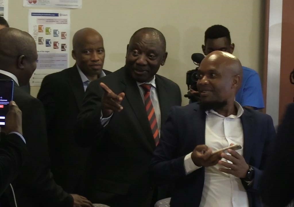 Presidentt Cyril Ramaphosa briefed the media on the load shedding crisis at Eskom’s Megawatt Park in Sandton on Wednesday after cutting short an official visit to Egypt. 