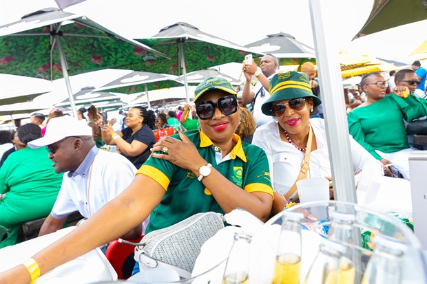 <em>There were smiles and all-round 'gees' in Tembisa ahead of the Springboks' Rugby World Cup final clash against the All Blacks on Saturday. Ditiro Selepe / News24</em>