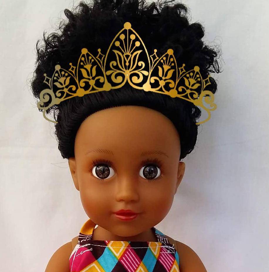 The Akiki doll, which means ruby in Swahili, is inspired by Miss Universe. 