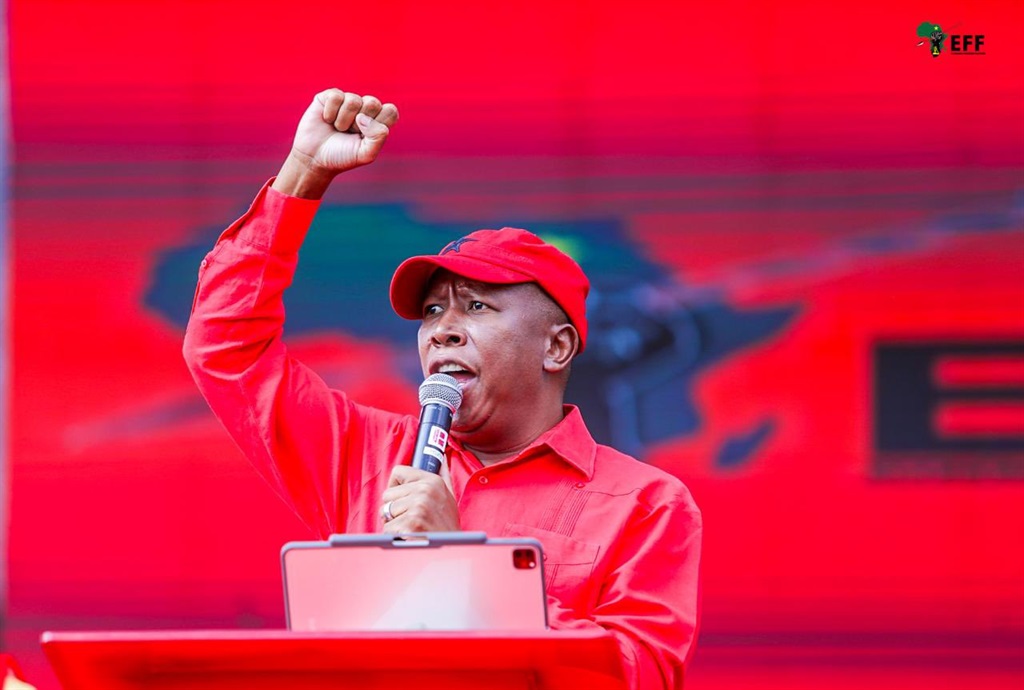 Julius Malema addressed the Freedom Day rally at Alexandra on Saturday, 27 April 2024.