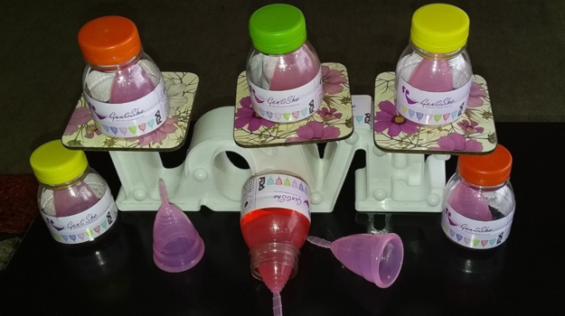 award-winning recyclable menstrual cups
