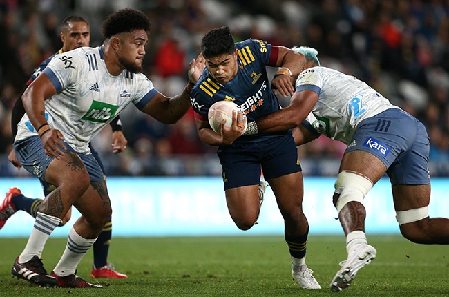 Josh Ioane on the charge. (Photo by Dianne Manson/Getty Images)