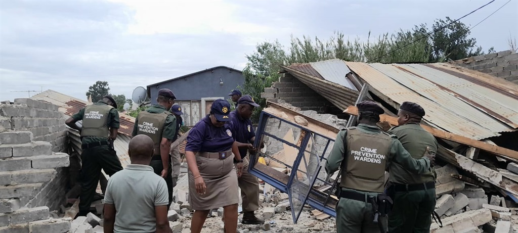 This two-roomed house that has been a big headache was demolished in Small Farms, Evaton.   Photo by Tumelo Mofokeng