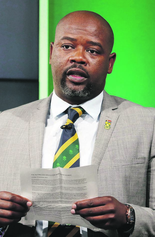 Suspended cricket SA CEO Thabang Moroe. Picture: Muzi Ntombela / BackpagePix
