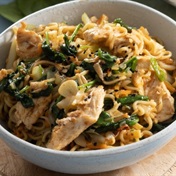 Quick chicken and noodle stir-fry