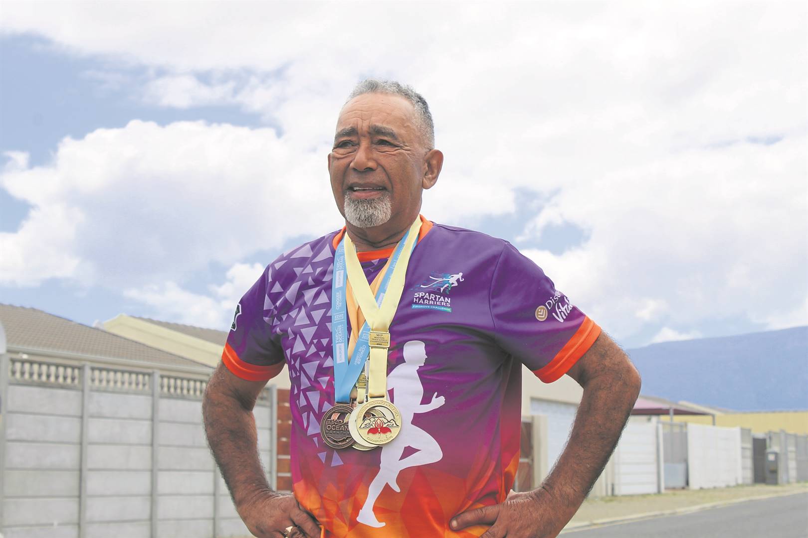 Seventy-four-year-old Patrick Dreyer is set to compete in the African Masters Athletics (Afma) Regional Championships to be held in Pretoria in November.PHOTO: Heleen Rossouw