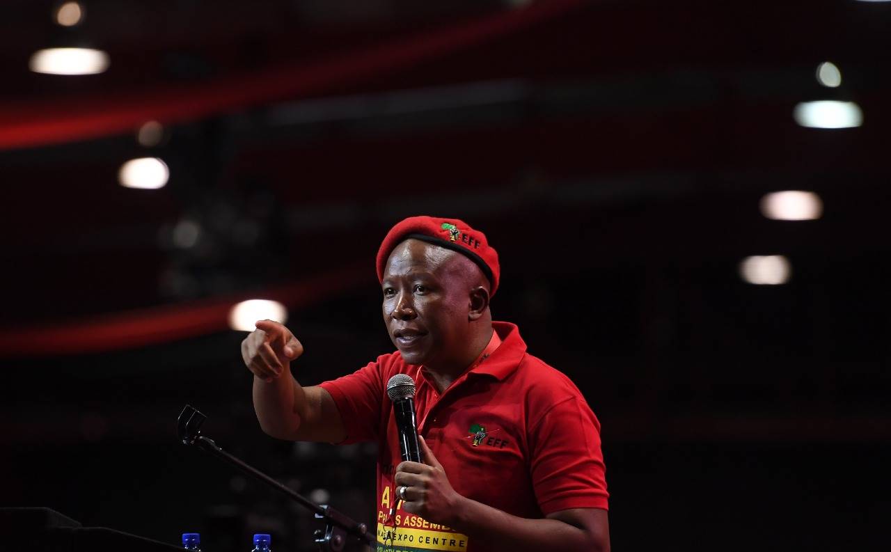 Re-elected EFF leader Julius Malema. (Felix Dlangamandla, Netwerk24)
