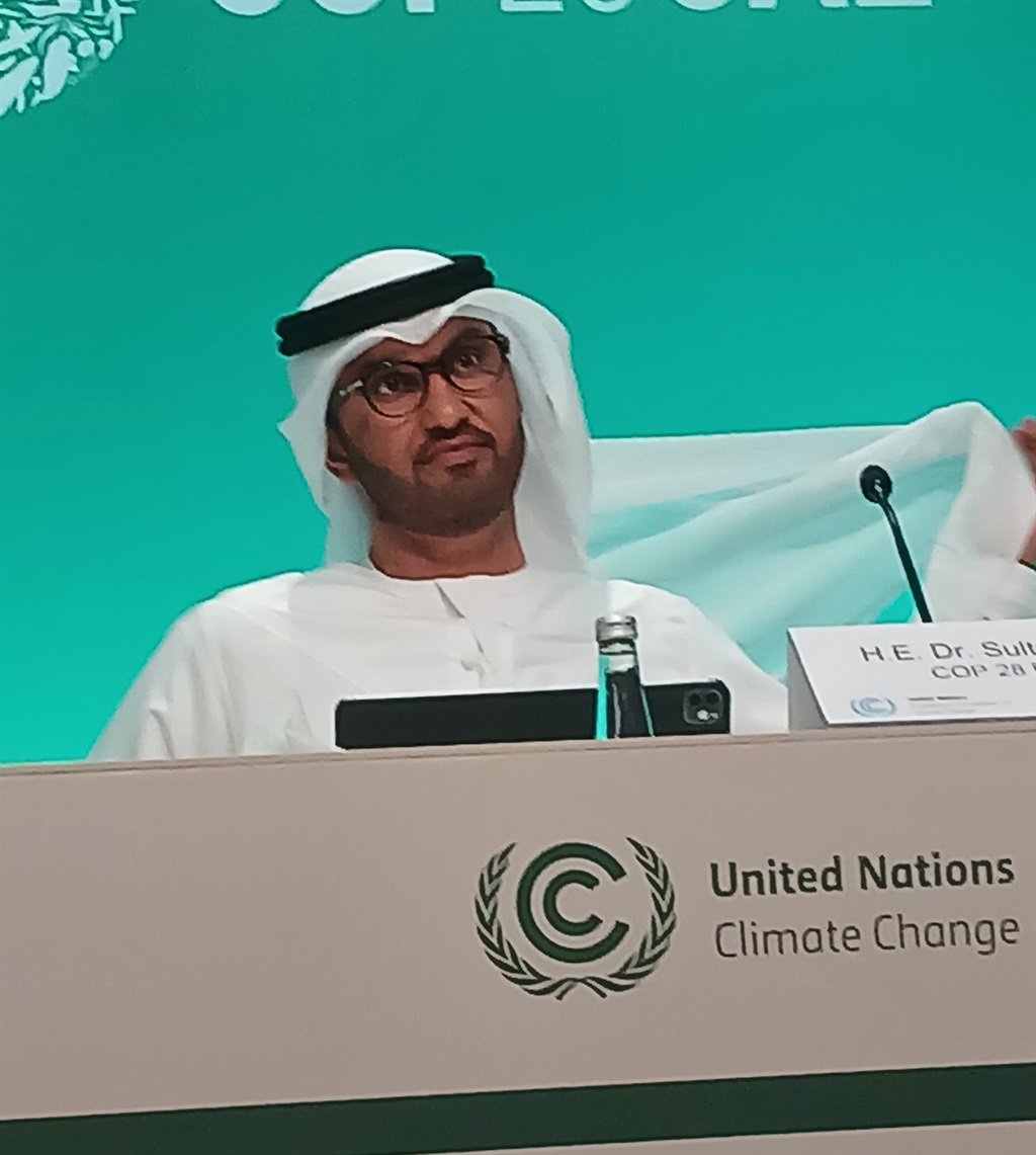 CO28 president Sultan Al Jaber is pleased with pledges to the loss and damage fund