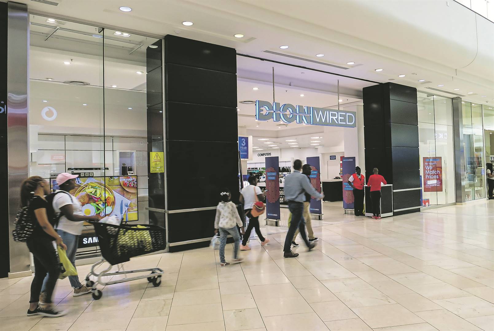 Shopping centres’ exposure to Massmart’s 34 DionWired and Masscash stores, which are to close their doors, might be slight, but experts warn that more retailers could scale down this year. Picture: Deon Raath