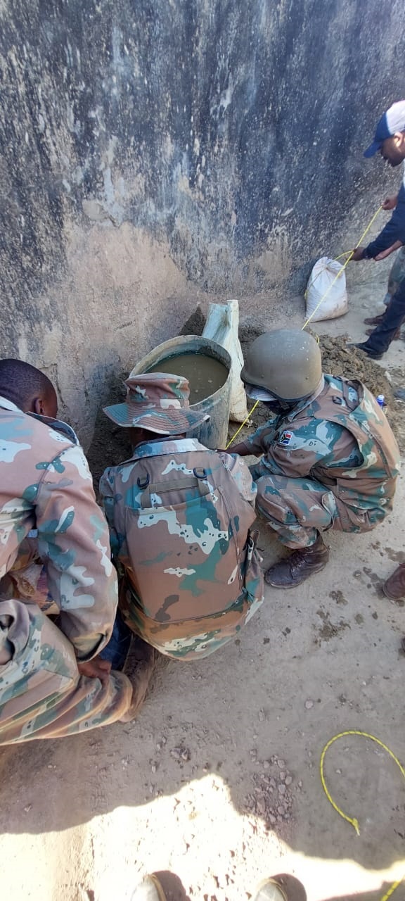 Soldiers bust more than 100 zama zamas over the weekend. 