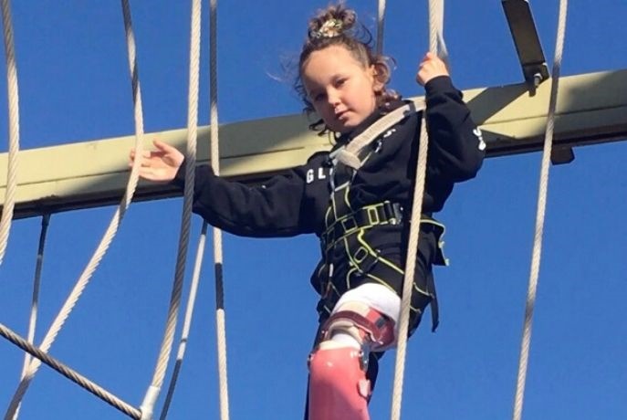 Amelia was diagnosed on her 7th birthday after her leg became swollen at a sports summer holiday club in August 2017.