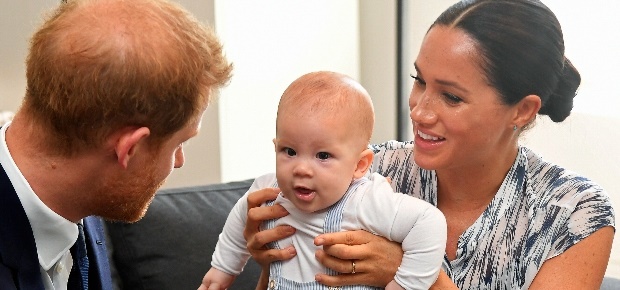 Prince Harry, Baby Archie and Duchess Meghan. (Photo: Getty Images) 