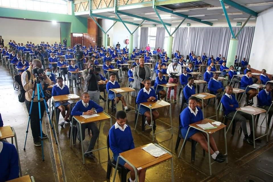 An imposter was bust writing an exam for a matric pupil.