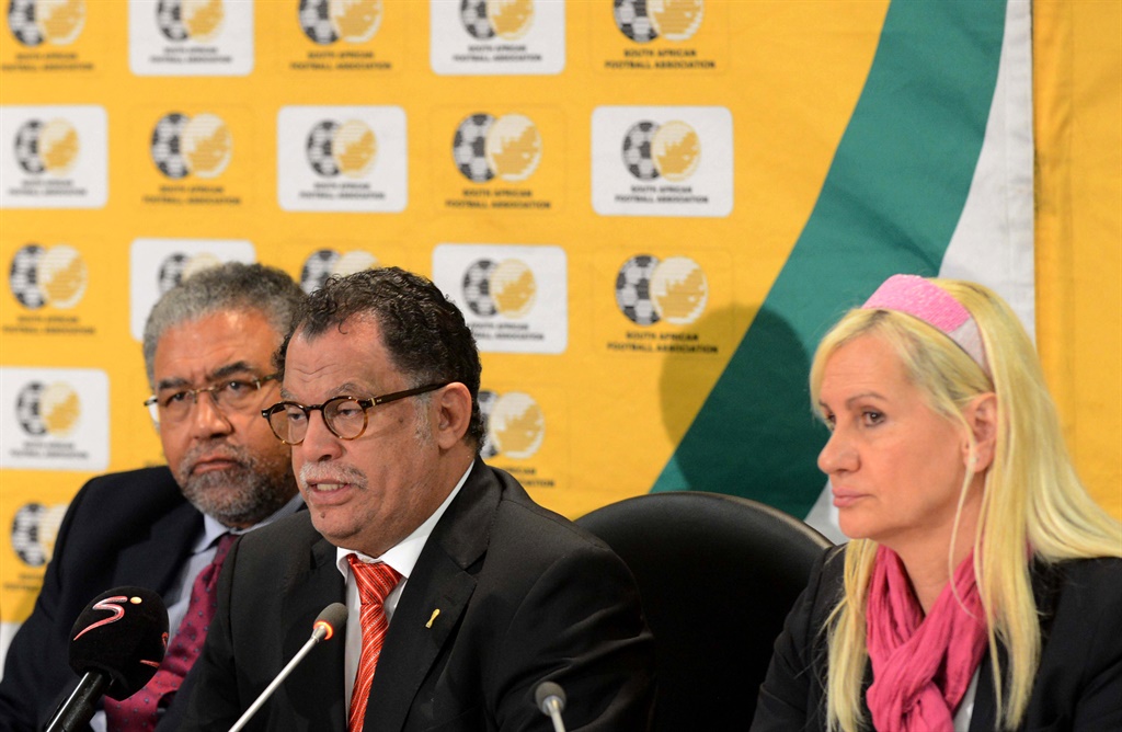 Danny Jordaan during a Safa press conference in 2014. Picture: Lefty Shivambu/Gallo Images