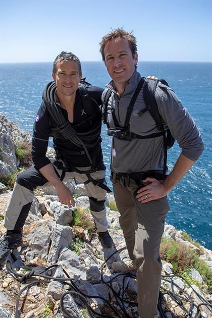 EXCLUSIVE: Bear Grylls on sucking milk from a goat teat with Armie ...