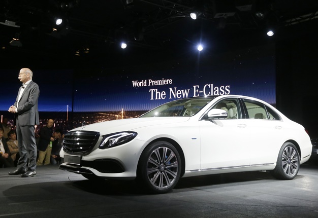 <b>NEW E-CLASS AT DETROIT SHOW: </b> Mercedes-Benz unveiled its 10th generation E-Class at the 2016 North American International Auto show in Detroit. <i> Image: AP / Carlos Osorio </i>