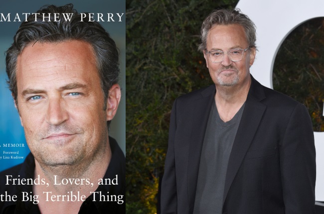 In recent years Matthew Perry was reportedly sober and friends are baffled by his sudden death. (PHOTO: Gallo Images/Getty Images/ Book Cover)