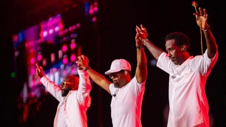 Boys II Men are in South Africa.