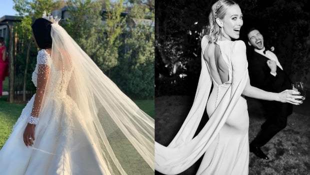 This is why Sophie Turner's white wedding dress took 350 hours to create
