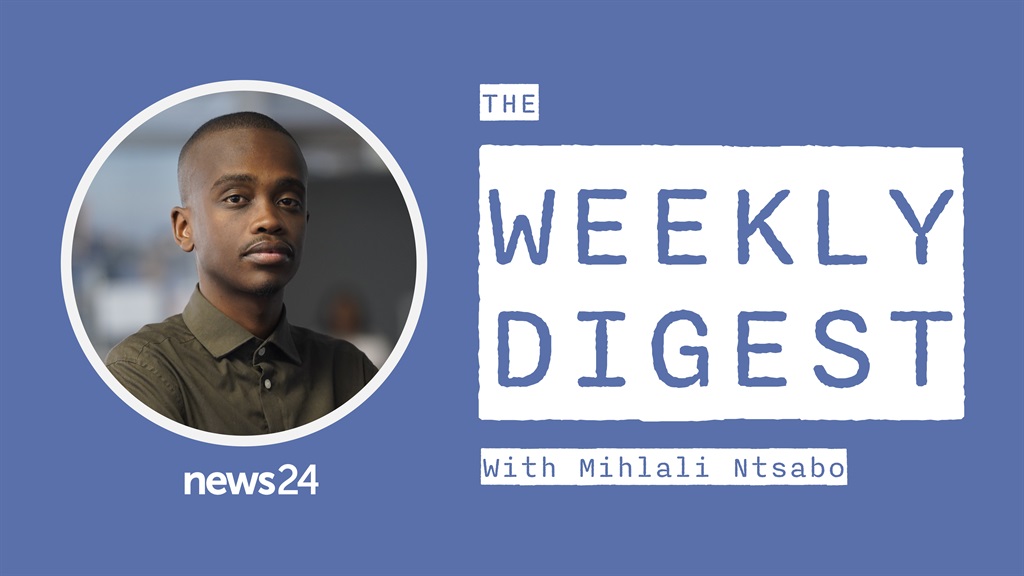 News24's The Weekly Digest podcast graphic.