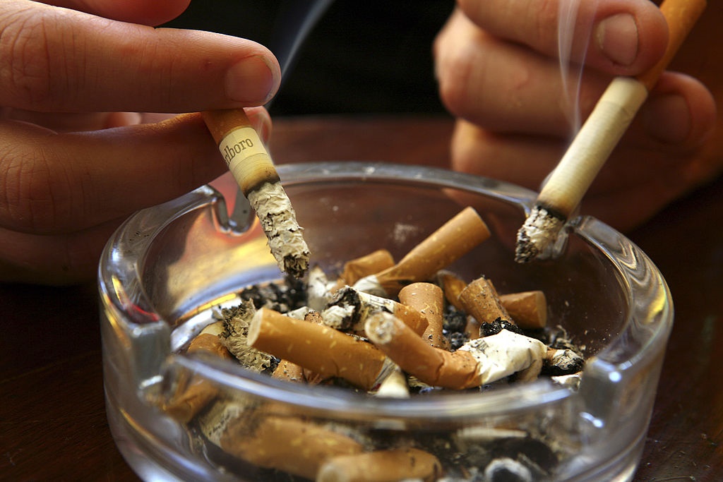 The decision around cigarettes was clearly made collectively, says the writer. (Matt Cardy, Getty Images)