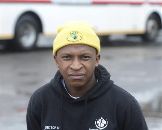Expelled TUT SRC President Keamogetswe Masike said he remains loyal to the ANC. Photo by Raymond Morare 