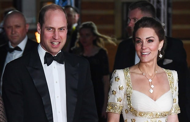 The Duke and Duchess of Cambridge attends the EE British Academy Film Awards 2020. (Getty Images)