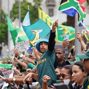  Cries of 'Siya, Siya, Siya' fill the air as Cape Town welcomes world champs