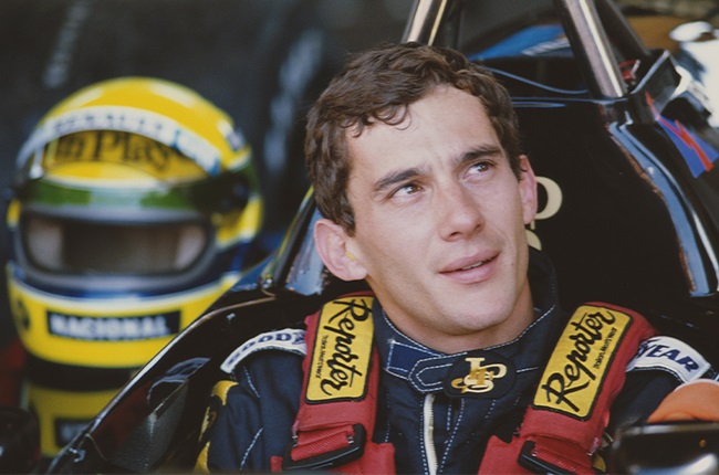 Former Formula One champion Ayrton Senna. (Mike King/Getty Images)