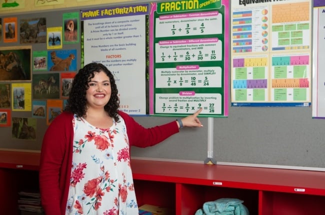 Jenna Swano has been working in education for over a decade and has now created maths lessons for YOU. (PHOTO: Misha Jordaan)