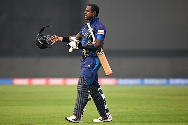 Sri Lanka’s Mathews becomes first ‘timed out’ dismissal in international cricket | Sport
