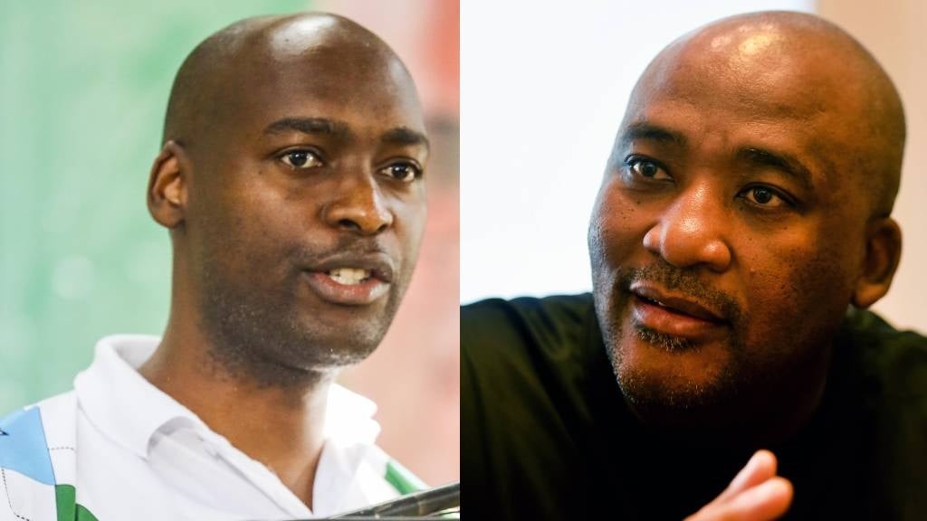 Politicians Gayton McKenzie (R) and Vuyolwethu Zungula (L) have indicated support for capital punishment in SA. (OJ Koloti and Edrea du Toit/Gallo Images)