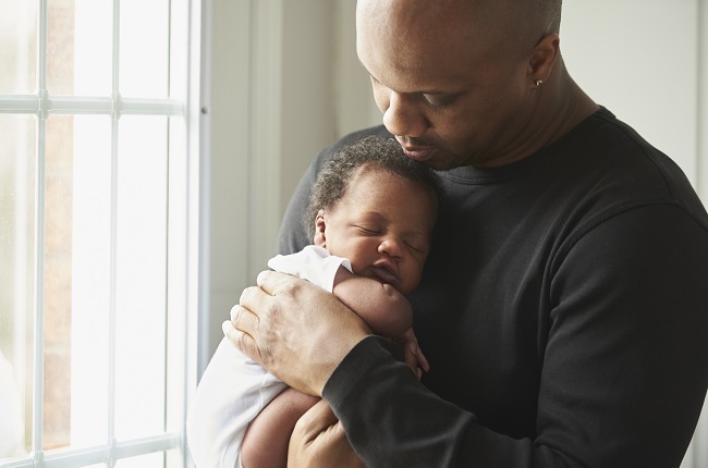 "Nappy changes, walks and feeding times make for important bonding moments so grab every opportunity that presents itself with both hands."  Photo: Getty Image