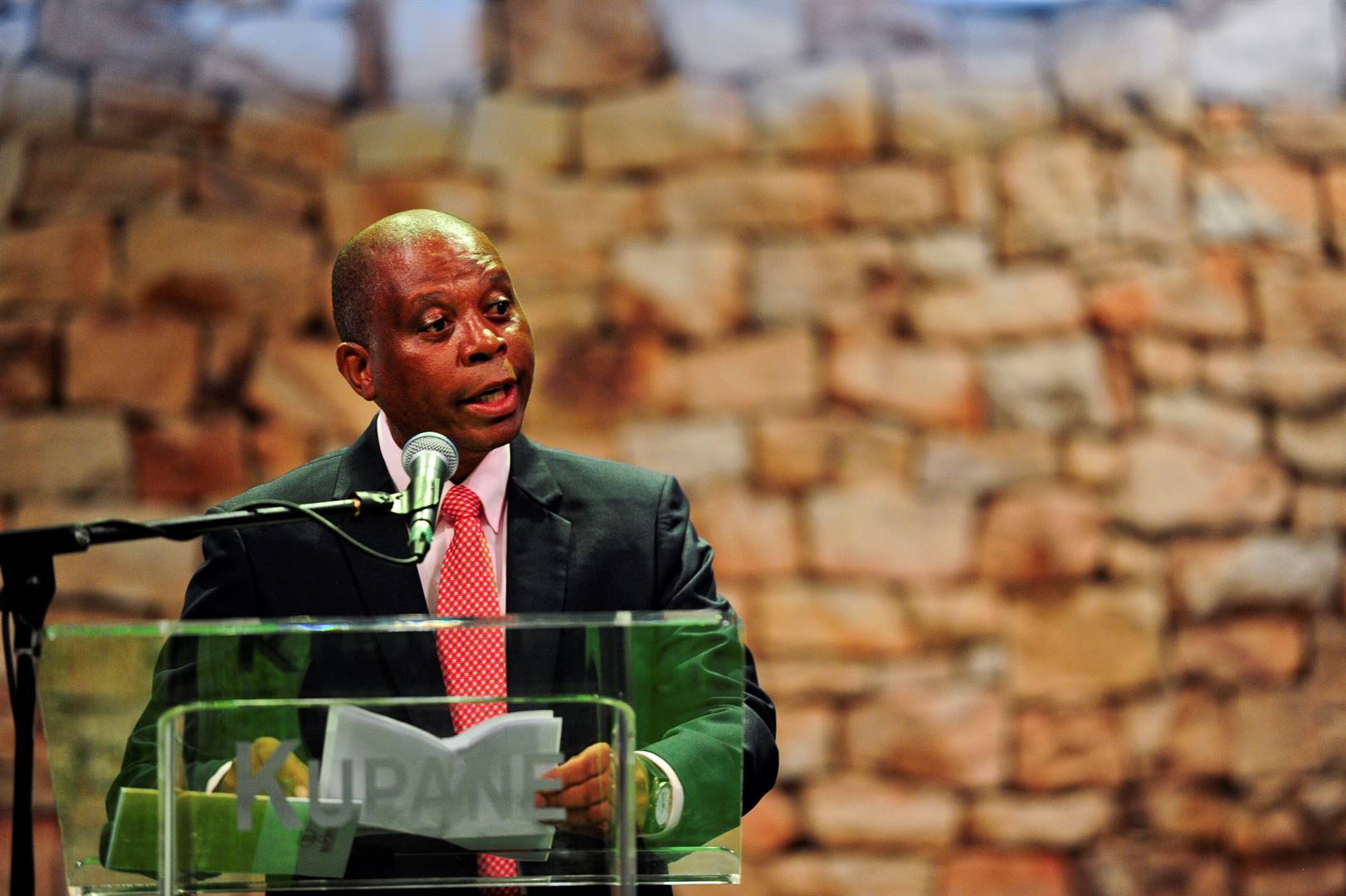 Former Johannesburg mayor Herman Mashaba paid tribute to renowned businessperson Richard Maponya during his memorial service at the Rosebank Union Church. Pictures: Cebile Ntuli/City Press