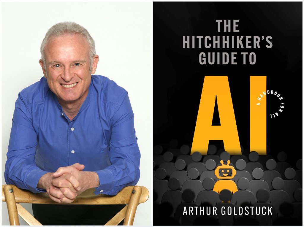 Arthur Goldstuck's book, 'The Hitchhiker’s Guide to AI: A Handbook for All'.