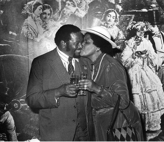 Richard Maponya and his wife Marina.