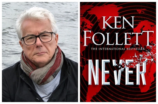 Ken Follett's new thriller, Never, is set in modern times. (SUPPLIED)