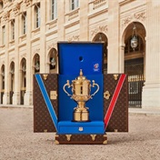 Louis Vuitton trophy case designed for the Boks' Webb Ellis Cup potentially worth between R2.4m and R4.9m 