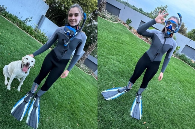 Jessica Pita has become a certified adaptive scuba diver. (PHOTOS: Facebook/ Paula Dos Ramos Pita) 