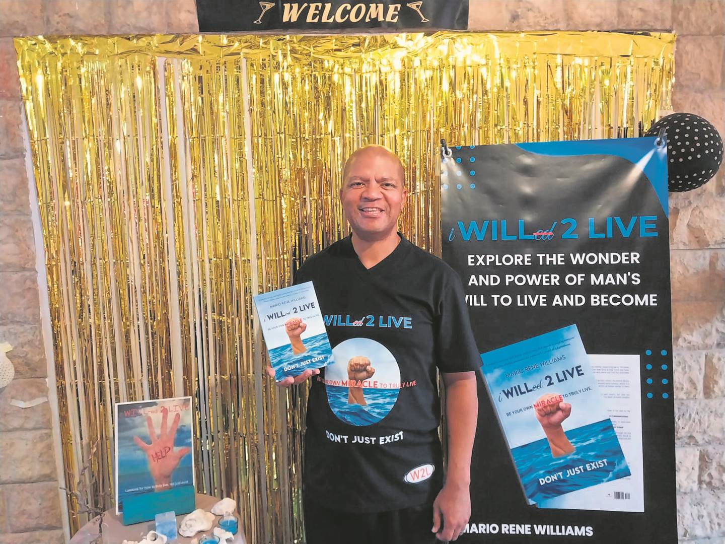 Kariega-born author, Mario Williams aims to reignite the will to live in people through his book.                       