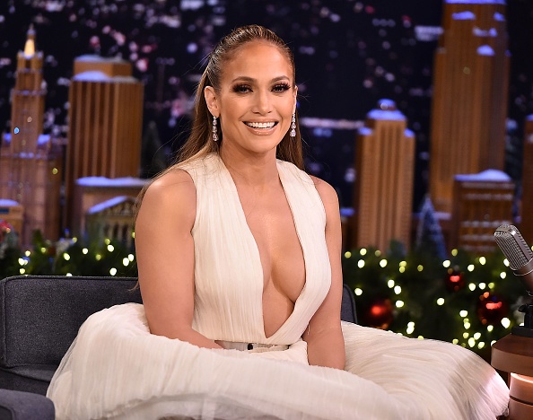 Jennifer Lopez on The Tonight Show Starring Jimmy Fallon. Photographed by Theo Wargo
