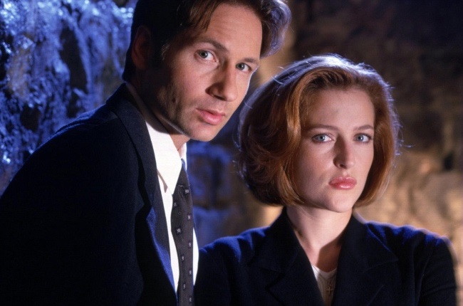 David Duchovny and Gillian Anderson became household names in the 1990s as Mulder and Scully in the hit TV series, The X-Files. (PHOTO: Gallo Images/Alamy)