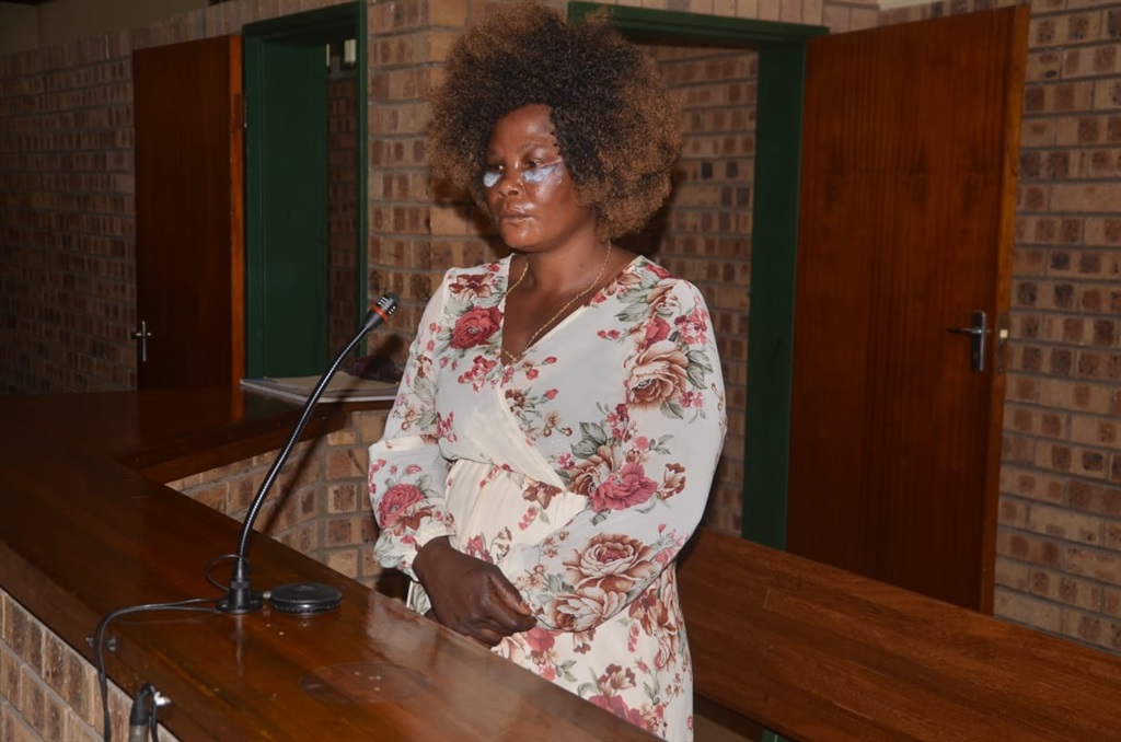 Constance Sophie Mncube-Ngobeni appeared in the Acornhoek Magistrates Court on Friday, 8 December. Photo by Oris Mnisi