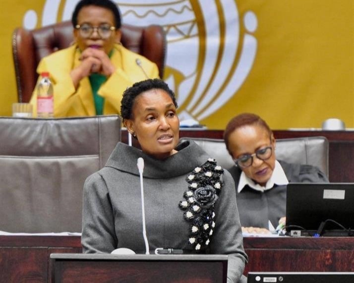 Minister Thembi Nkadimeng addressed challenges facing local government during a debate on law reforms at municipalities ruled by coalition governments.  