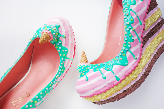 Wedge of cake? Designer creates cake-inspired shoe
