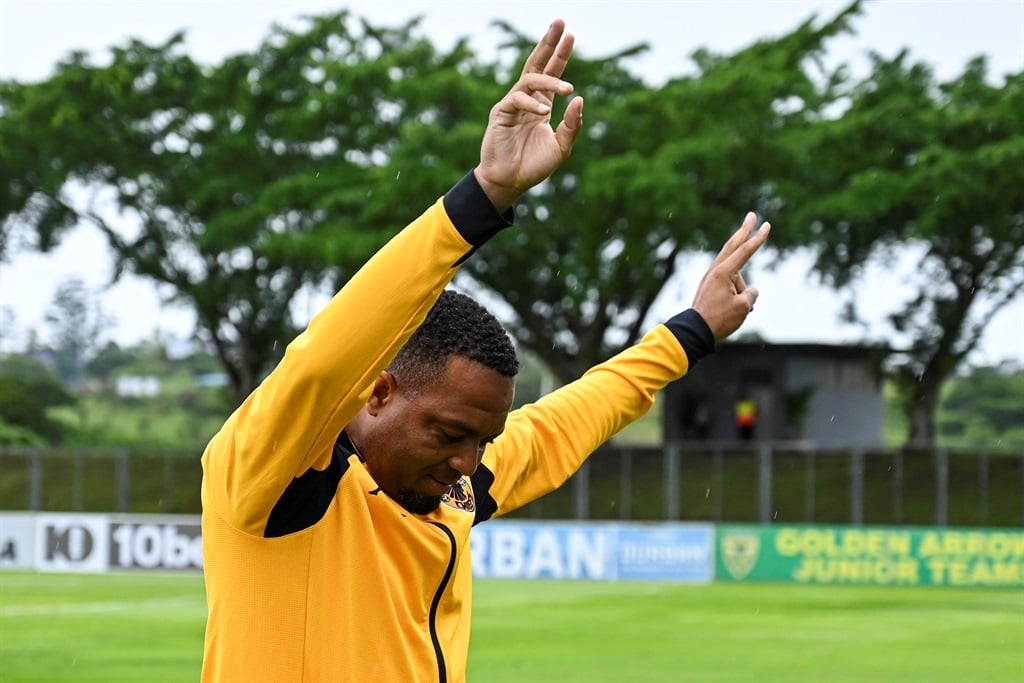 HAMMARSDALE, SOUTH AFRICA - OCTOBER 28: Itumeleng Khune of Kaizer Chiefs during the DStv Premiership match between Golden Arrows and Kaizer Chiefs at Mpumalanga Stadium on October 28, 2023 in Hammarsdale, South Africa. (Photo by Darren Stewart/Gallo Images)