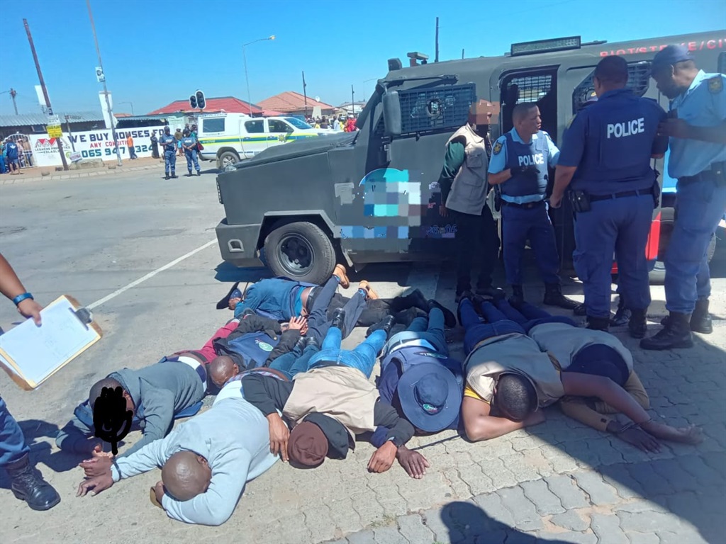 The police arrested 13 suspects in Kagiso, West Rand after a shootout between two security companies on Wednesday, 8 November.