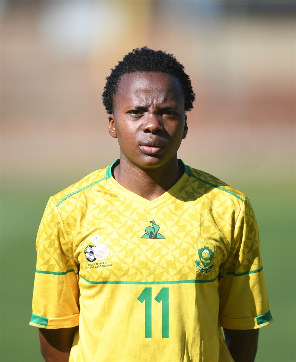 Thembi Kgatlana of South Africa  during the 2021 International Women Friendly  match between  South Africa and Zambia on the 10 April 2021 at Bidvest Stadium/ Johannesburg/  Pic Sydney Mahlangu/BackpagePix,î?Ò8L3\ò»n