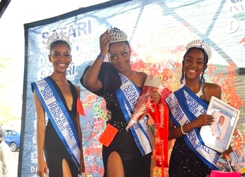 Miss Denlyn 2023 and Miss Charity Queen Mutiki Musandiwa (16), first princess and Miss Public Choice Zintle Tshiye (14) and second princess Boipelo Monyepao (15).